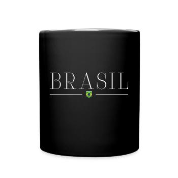 J’adore le Brésil - Mug uni - noir - Devant