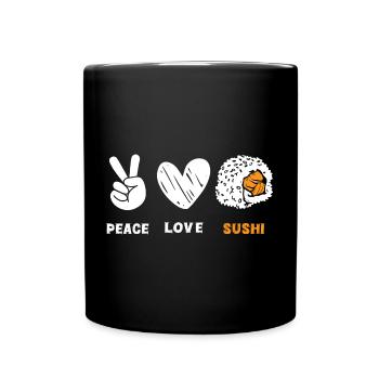 Riz du Japon Cuisine préférée - Mug uni - noir - Devant
