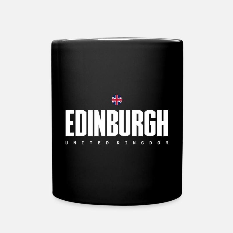 Edimbourg - Mug uni - noir