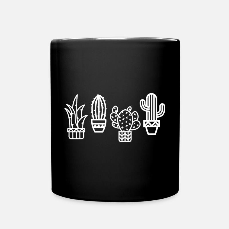 cactus plante préférée icône cactus icône cactus - Mug uni - noir