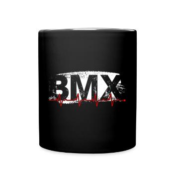 BMX Pulse Graffiti - Full Colour Mug - black - Front