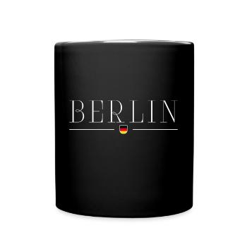 Berlin : branchée, vibrante, unique - Mug uni - noir - Devant