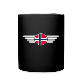 Norway T-Shirt: Nordic Style - Full Colour Mug - black - Front