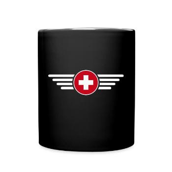 Switzerland Style T-Shirt - Full Colour Mug - black - Front