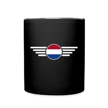 Netherlands Blossom Magic T-Shirt - Full Colour Mug - black - Front