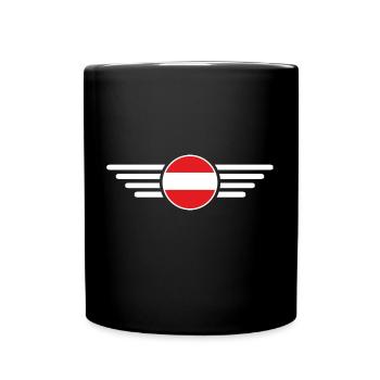 Austria Style T-Shirt - Full Colour Mug - black - Front