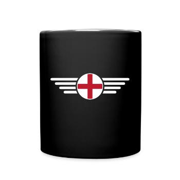 England Essence T-Shirt - Tasse einfarbig - Schwarz - Vorne