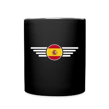 Spain Passion T-Shirt - Full Colour Mug - black - Front