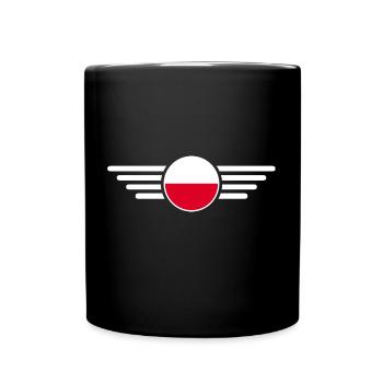 Poland Style T-Shirt - Full Colour Mug - black - Front