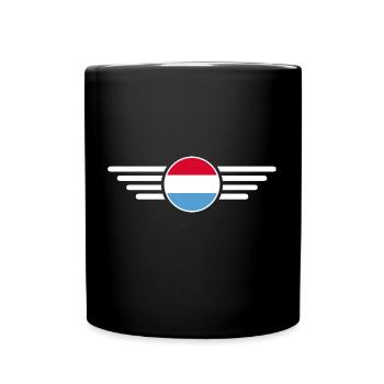 T-shirt de style luxembourgeois - Mug uni - noir - Devant