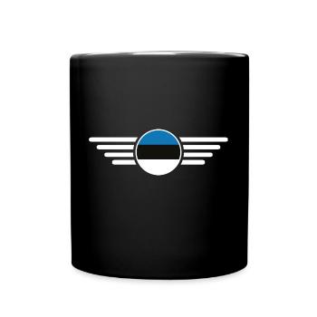 Estonie Style Design T-shirt - Mug uni - noir - Devant