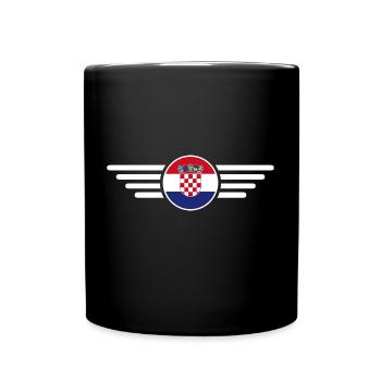 Croatia Style Design T-Shirt - Full Colour Mug - black - Front