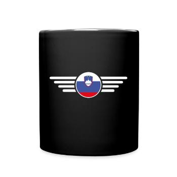 Slovénie Style Design T-shirt - Mug uni - noir - Devant