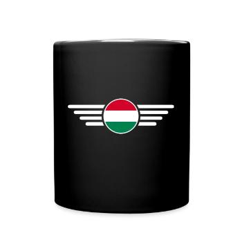 T-shirt design de style hongrois - Mug uni - noir - Devant