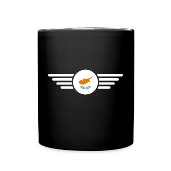 T-shirt design de style chypriote - Mug uni - noir - Devant