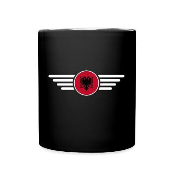 Albania Style Design T-Shirt - Full Colour Mug - black - Front