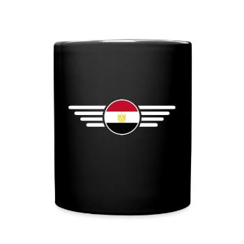 T-shirt de conception de style égyptien - Mug uni - noir - Devant