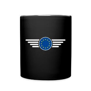 T-shirt de conception de style européen - Mug uni - noir - Devant