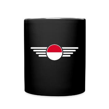 T-shirt design de style indonésien - Mug uni - noir - Devant