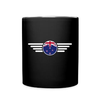 T-shirt design de style néo-zélandais - Mug uni - noir - Devant