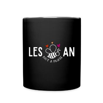 Les Bee An,Lesbian funny pride - Full Colour Mug - black - Front