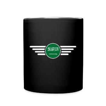 Saudi Arabia Desert Magic Style Design T-Shirt - Full Colour Mug - black - Front