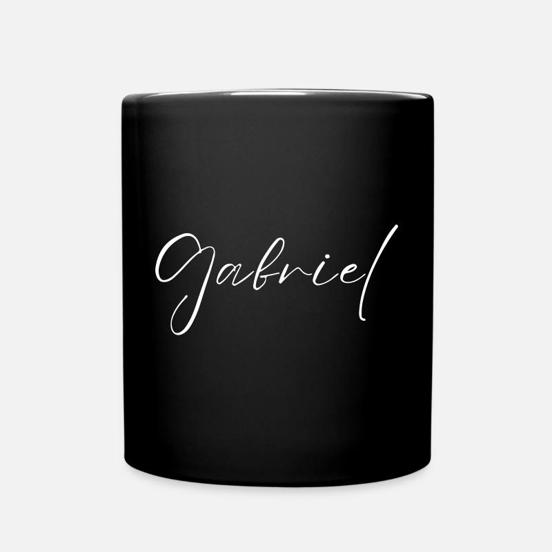 T-shirt Gabriel Nom cadeau pour hommes - Mug uni - noir