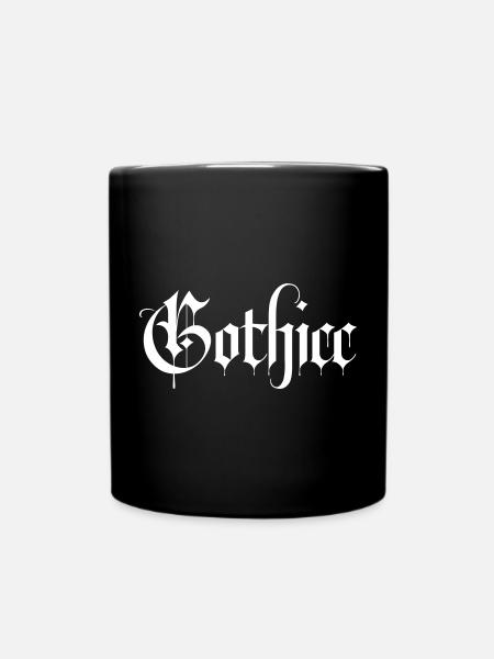 Gothicc - Full Colour Mug - black