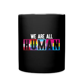 Mois de la fierté LGBT - We Are All Human - Mug uni - noir - Devant