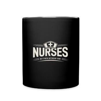 Nurses Nurse Physician Assistant Saying Quote - Full Colour Mug - black - Front