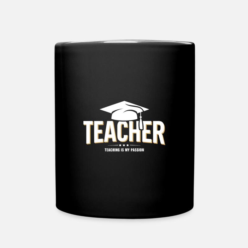 Teacher Lehrer Lehrerin Schule Beruf - Tasse einfarbig - Schwarz