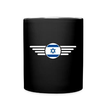 I Love Israel Elegance Style Design T-Shirt - Full Colour Mug - black - Front