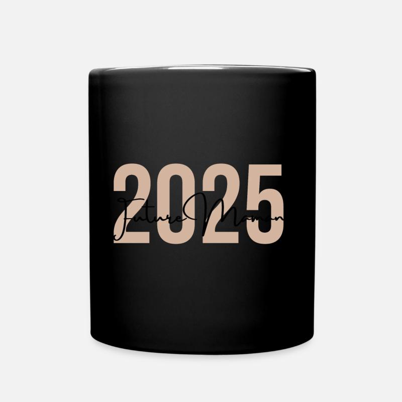 Mom-to-be 2025 - Full Colour Mug - black