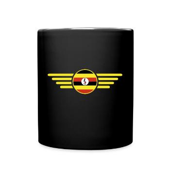 I Love Uganda, Elegance Style Design T-Shirt - Full Colour Mug - black - Front