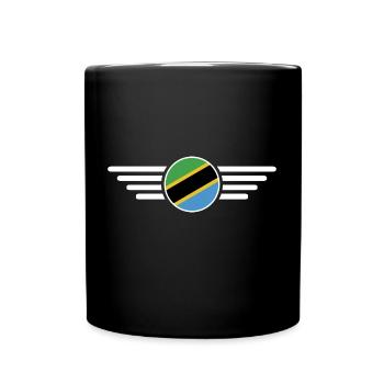J’aime la Tanzanie, T-Shirt Design Style Élégance - Mug uni - noir - Devant