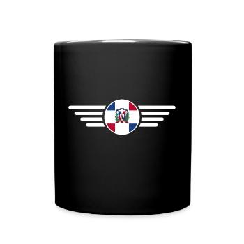 J’aime la République dominicaine Design T-Shirt - Mug uni - noir - Devant
