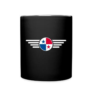 Ich liebe Panama, Eleganz Stil Design T-Shirt - Tasse einfarbig - Schwarz - Vorne