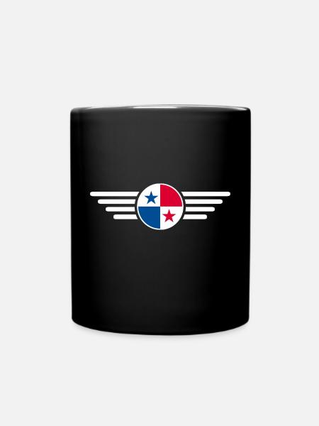 Ich liebe Panama, Eleganz Stil Design T-Shirt - Tasse einfarbig - Schwarz