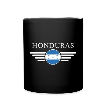 Ich liebe Honduras, Stil Design T-Shirt - Tasse einfarbig - Schwarz - Vorne