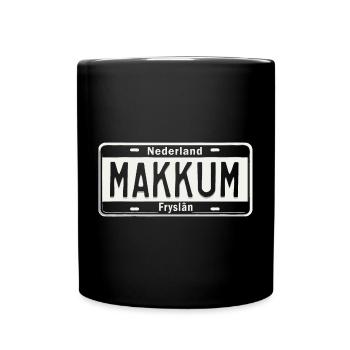 T-Shirt Makkum Hoodie Ijsselmeer Friesland - Tasse einfarbig - Schwarz - Vorne