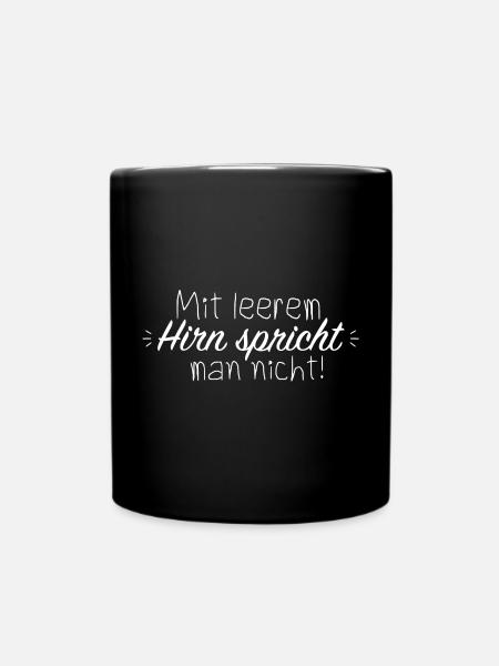 speechless - Full Colour Mug - black