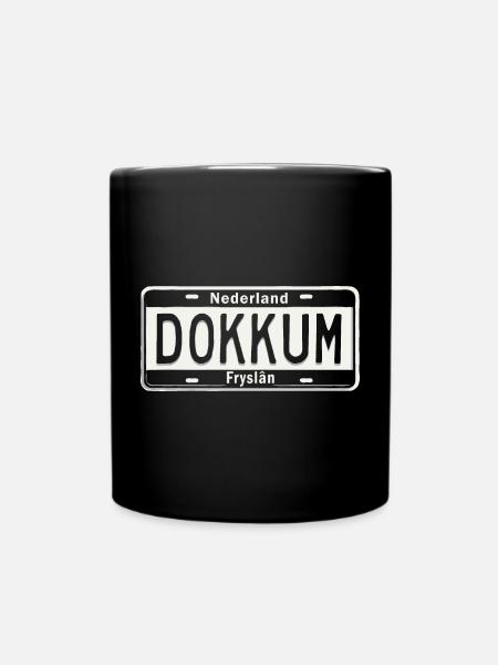 T-Shirt Dokkum Hoodie Ijsselmeer Holland - Mug uni - noir
