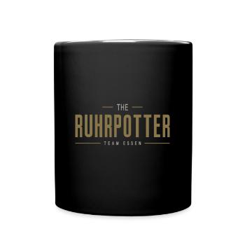 The Ruhrpotter Team Essen Ruhrpott - Tasse einfarbig - Schwarz - Vorne