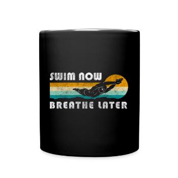 Piscine Piscine - Mug uni - noir - Devant