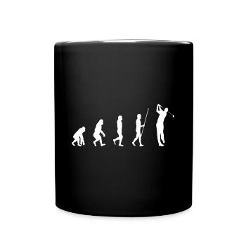 Golf Evolution Golfer - Tasse einfarbig - Schwarz - Vorne
