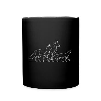 Family Fuchs - Full Colour Mug - black - Front