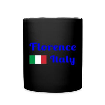 Florenz, Italien - Stilvolle Drucke - Tasse einfarbig - Schwarz - Vorne