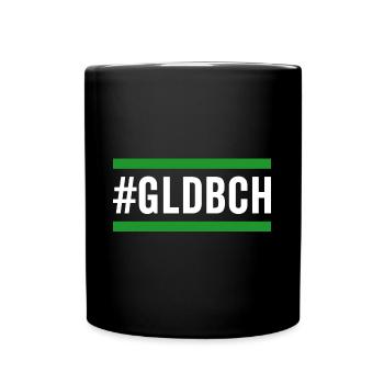 Mönchengladbach Gladbacher - Tasse einfarbig - Schwarz - Vorne