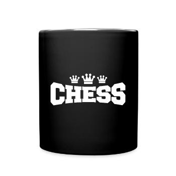 Chess Chess Dicton Citation - Mug uni - noir - Devant