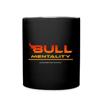 Crypto Bull Mentality Bitcoin - Tasse einfarbig - Schwarz - Vorne